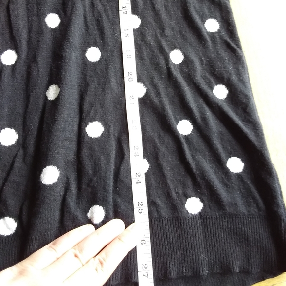 Polka dot knit top 1x - Picture 6 of 6